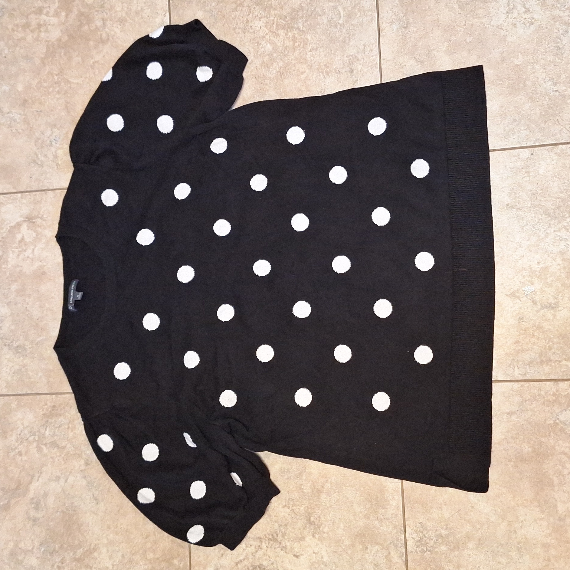 Lightweight Polka Dot Sweater